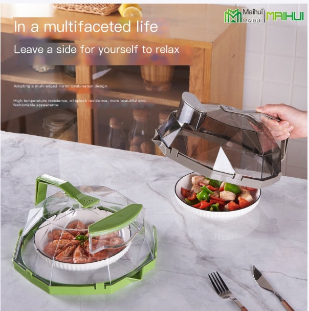 Microwave Food Cover with Oil Splash Protection