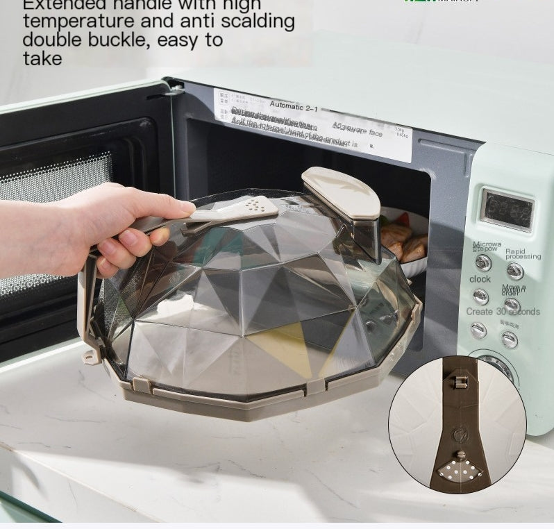 Microwave Food Cover with Oil Splash Protection